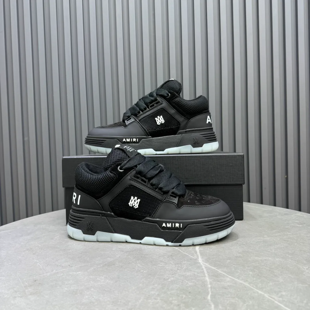 Men's shoes 💰660💰 AMIRI AMIRI trendy brand hot sale 🔥 Available all year round, couples 💑 Official website synchronization Imported fabrics 1⃣️ vs 1⃣️ replica, original factory special original sole, 35-45 (45. non-refundable)